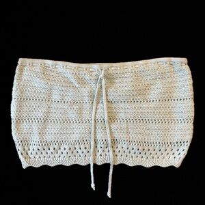 Hollister Knit Strapless Crop Top